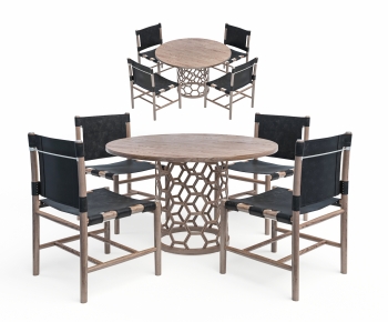 Modern Dining Table And Chairs-ID:738899953