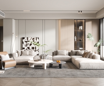 Modern A Living Room-ID:678599127