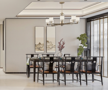 New Chinese Style Dining Room-ID:522908931