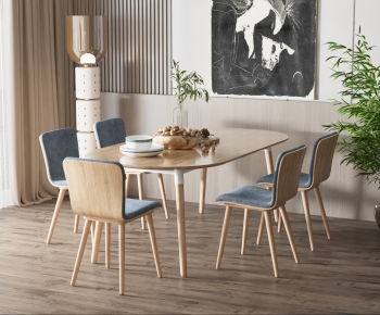 Modern Dining Table And Chairs-ID:952117924