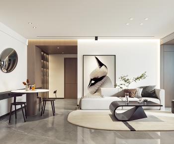 Modern A Living Room-ID:775989062