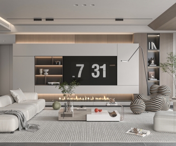 Modern A Living Room-ID:772530085