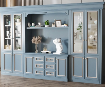 Simple European Style Decorative Cabinet-ID:273343093