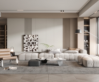 Modern A Living Room-ID:447261106