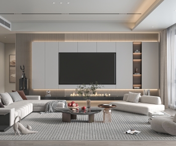 Modern A Living Room-ID:261434087