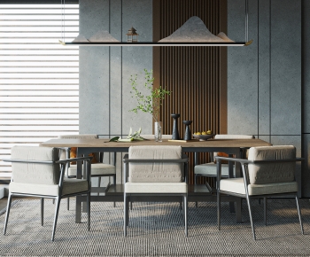 Modern Dining Table And Chairs-ID:393388999