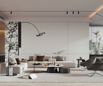 Modern A Living Room-ID:368593935