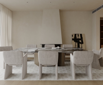 Modern Wabi-sabi Style Dining Room-ID:794337997