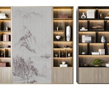 New Chinese Style Bookcase-ID:468065988