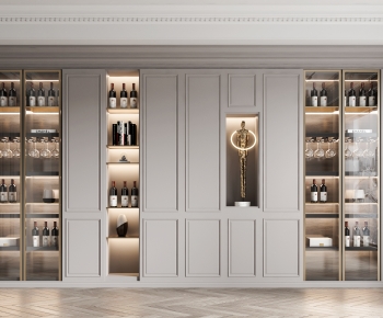 Simple European Style Wine Cabinet-ID:832392936