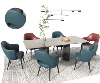 Modern Dining Table And Chairs-ID:697716002
