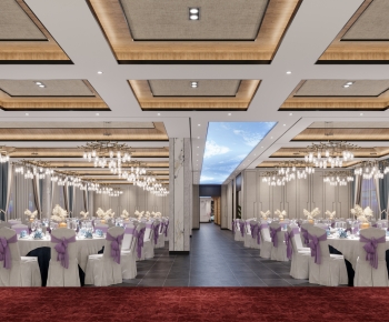 New Chinese Style Banquet Hall-ID:973503112