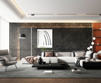 Modern A Living Room-ID:985733033