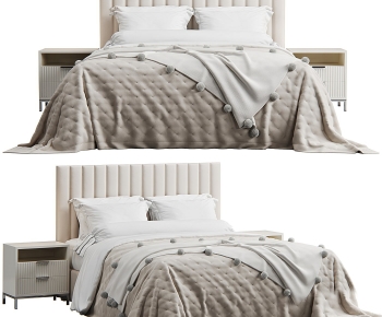 Modern Double Bed-ID:326997045