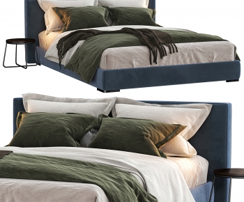 Modern Double Bed-ID:428498989