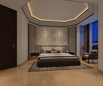 New Chinese Style Bedroom-ID:911262993