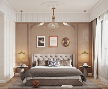 French Style Bedroom-ID:890424012