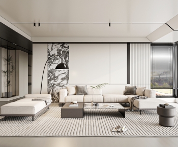 Modern A Living Room-ID:400734906