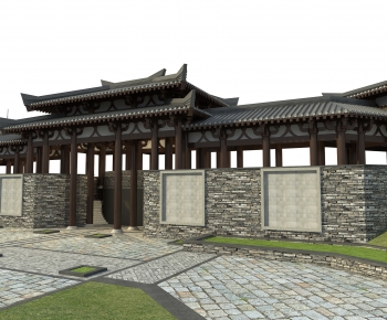 Chinese Style Building Component-ID:955076932
