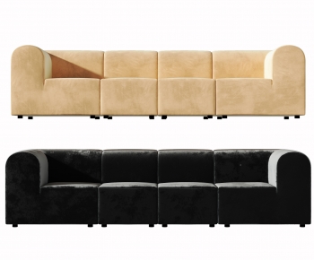Modern Three-seat Sofa-ID:820637949