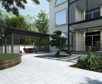 New Chinese Style Courtyard/landscape-ID:276958981