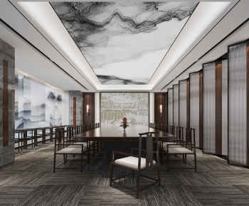 New Chinese Style Meeting Room-ID:530488978