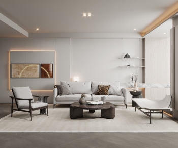 Wabi-sabi Style A Living Room-ID:594993115