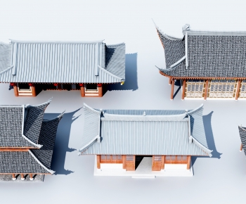 Chinese Style Ancient Architectural Buildings-ID:926393035