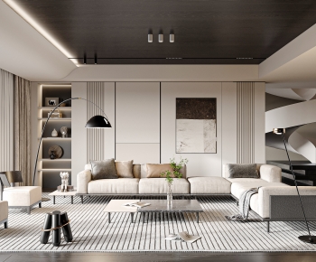 Modern A Living Room-ID:452601916