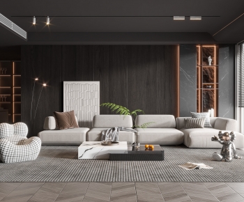 Modern A Living Room-ID:450534117