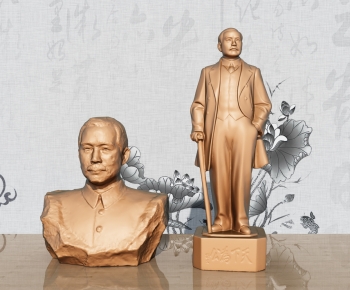 中式男人雕塑-ID:920649054
