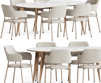 Modern Dining Table And Chairs-ID:244906903