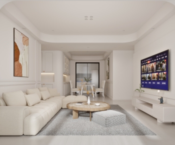 Modern A Living Room-ID:755971911
