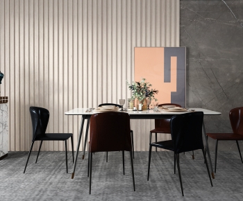 Modern Dining Table And Chairs-ID:114820052