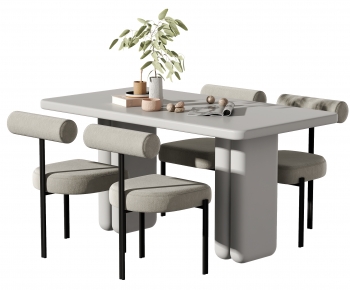 Modern Dining Table And Chairs-ID:901478056