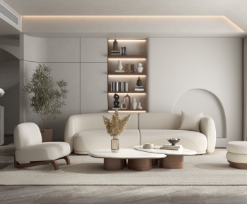 Wabi-sabi Style A Living Room-ID:358510974