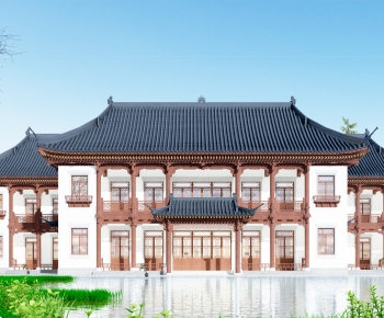 Chinese Style Ancient Architectural Buildings-ID:752751112