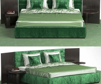 Modern Double Bed-ID:743002896