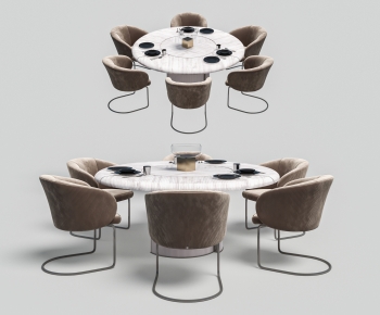 Modern Dining Table And Chairs-ID:761746888