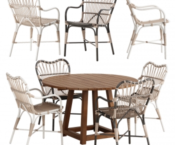 Nordic Style Dining Table And Chairs-ID:110256919