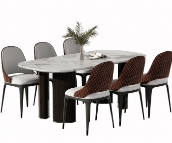 Modern Dining Table And Chairs-ID:747869978
