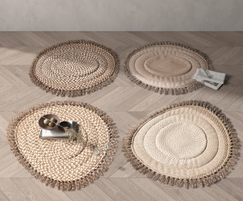 Modern Circular Carpet-ID:377362018