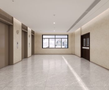 Modern Office Elevator Hall-ID:105437996