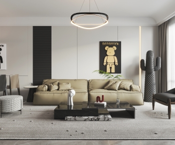 Modern A Living Room-ID:356995112