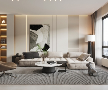 Modern A Living Room-ID:340309141