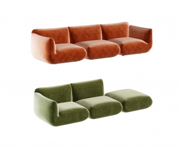 Modern Three-seat Sofa-ID:497147081