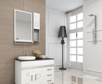 Modern Bathroom Cabinet-ID:551049749