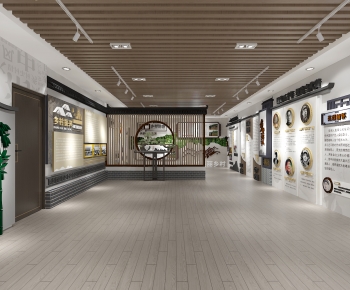 New Chinese Style Exhibition Hall-ID:649924044