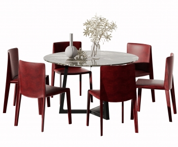 Modern Dining Table And Chairs-ID:648125896