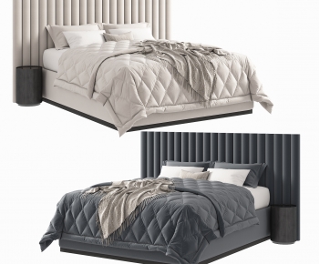 Modern Double Bed-ID:404679066